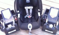 My son quickly outgrew his Peg Perego carseat and needs to be upgraded to a larger seat.
We are selling his Peg Perego Primo Viaggio carseat and TWO latch system bases. This carseat is top of the line and absolutely amazing. It was barely used and is in