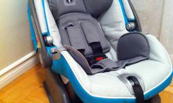 For Sale - Peg Perego Primo Viaggio SIP car seat with base
- Rear-facing car seat in teal/grey in colour with grey coloured base
- Maximum weight 22 lbs (my babies outgrew this car seat within 5-6 months)
- The base will work for all Peg Perego car seats