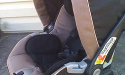 We have a Peg Perego Primo Viaggio SIP infant car seat with car base for sale. It is a black/mocha colour. This seat has the highest safety ratings with side impact protection and is very comfortable.
Its in great shape, never been in an accident and