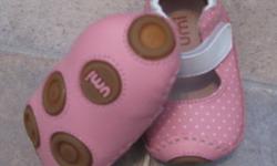 Pink Umi Shoes. Size 6-12 Months. Like new. Regularly $35. If you have any questions feel free to call, text or email