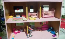 XMAS IS COMING GREAT DOLL HOUSE FOR A LITTLE GIRL COMES WITH DOLLS,FURNITURE CAN PICK UP IN BEDFORD ASWELL.VIEW MY OTHER ADS.