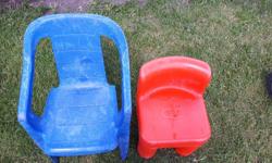 My kids are selling these chairs they have out grown to buy beach toys. Please text or email.