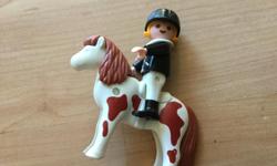 Playmobil horse and jockey (we have two)