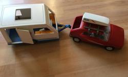 Playmobil car and camper