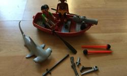 Playmobil pirate row boat