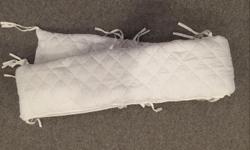 For Sale: White Pottery Barn Crib Bumper.
$40, lightly used - purchased less than one year ago.
Pick up in Oak Bay.