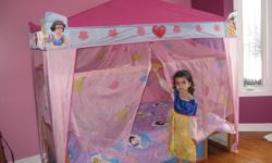 My daughter has outgrown this delightful princess canopy and matching netting, which fits a twin bed or bunk bed.
Note: I live in Greely, near Manotick, but can also meet downtown (as of Sept) and at South Keys or Hunt Club areas.
Please view my other