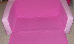 $10  pink princess fold out couch