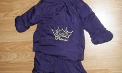 Purple Disney Princess 2 peice snow suit. Size 12 months
Just like new!