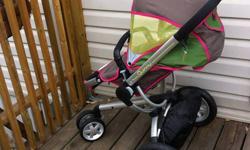 Have a brand new never been used Quinny buzz 3 stroller with rain cover colour light brown with green trim. Also have both in juice colour a Maxi Cosi car seat and a Dream Bassinet selling both for $150.00 each both are brand new and never been used. All