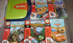 I have a gently used Read and Write LeapPad with two games. Finding Nemo and Leap and the Lost Dinosaur. In great shape except for Leap missing 1 of the included 15 cards. Of the included pictures The Madagascar, Cars and Ratatuilli games are already