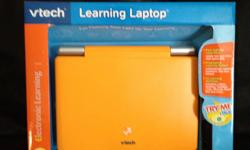 IN TIME FOR CHRISTMAS!!!
BRAND NEW LEARNING LAPTOP
AGES 4+
Give your kids a stylish, interactive computer that looks and feels just like the real thing.
Your child can participate in 40 different activities that will teach letters, English, spelling,