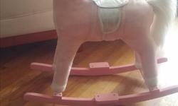 I had a daycare and now trying to get rid of some toys. This is a pink rocking horse that makes horse noise. We live outside Regina we could meet on the east end of Regina.
