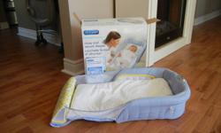 Only used a few times - just like new!  Designed for baby to sleep between Mom and Dad safely!!! Smoke and pet free home.  Bought from babies r us for $49.99 plus tax...