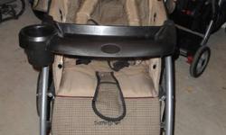 Single stroller with infant car seat that has clip in base for vehicle.  In very good shape, bought 2 years ago for $200. Asking $125.00 OBO.