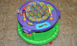 An exersaucer in great shape but older for $15
 
Fisher-Price Precious Planet Snow Globe and Lights Bouncer barely used for one baby, asking $25
 
All items come from a pet free, smoke free home and are in great shape. I may be able to deliver or meet