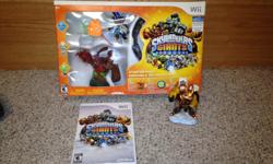 It was only used for about two hours. It inlcudes a Glow in the Dark Skylander Figure and Portal of Power. We are also including an extra figure that was bought separately. Absolutely excellent condition - Sure to be a quick seller!