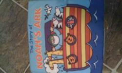 Cute Noahs ark book! Pages are soft and flip out. Some pages have flaps to lift. Comes with 3 finger puppets (Noah, monkey, and elephant) that store in a pocket on the back. $8
This ad was posted with the Kijiji Classifieds app.