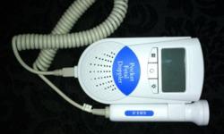 Sonotrax Pocket Fetal Doppler
Pocket sized, battery operated, doppler with ultrasound transmission gel. Hear your baby just like at the doctor's office!!!! It is very reassuring (and fun) to hear baby's heartbeat. In excellent used condition.
This ad was