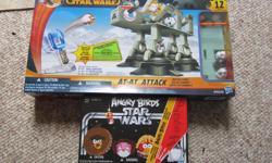 Star Wars AT-AT Angry Birds Game. Used once. Expansion pack new. never been opened $25 for set. ($89 new)