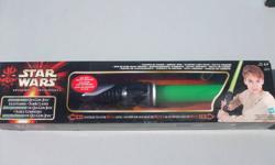 For Sale
NEW in package
Electronic sound and light effects
Light Sabre
from the Star Wars movies
 
 
$ 15.00
 
Check out my other listings for other new and used action figures
