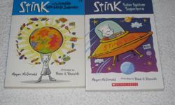 These JUNIOR Chapterbooks are in
EXCELLENT, LIKE NEW condition, unless noted otherwise,
and are
$3.00 each
**SPECIAL SALE: BUY BOTH REMAINING BOOKS FOR $5.00**
All our items come from a smoke-free environment.
STINK by Megan McDonald (Ages 5-8)
#2 ...the