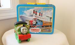 THOMAS - LUNCH BOX
PERCY THE TRAIN
BOTH FOR $12 DOLLARS
GREAT SHAPE
non smoking home