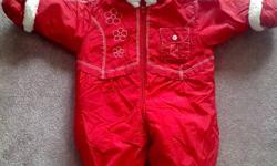 TEDDY'S CHOICE toddler snowsuit (size 18 months) booties & mitts can be taken off Asking $15