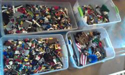 Thousands of dollars worth of lego sets bought over 8 years. multiple sets of Star wars, Multiple sets of Batman, Multiple space wars, pirate sets, power miners, knights kingdom, speed racers, creators, etc, etc...... Have to see to appreciate.
I have