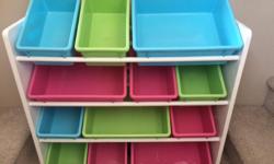 Colourful toy bins in good condition. We are outgrowing them so time to sell!