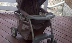 A gently used stroller and carseat for sale. Includes the base that is secured into the car and headrest. Come and see it soon! Email to arrange a time.
