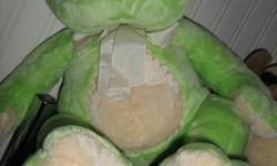 * treefrog listed at bottom of this description is sold *
Kept in immaculate condition as collectibles rather than toys but I am down sizing my collection; these items are "like new" from a smoke and pet free environment.
 
Pic 1 - large cuddly frog $10
2