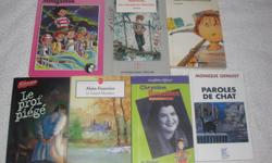 These FRENCH JUNIOR Chapterbooks are in EXCELLENT condition, with slight wear to the corner of the cover - unless noted otherwise
and are $4.00/each OR buy 3 books for $10.00
All our items come from a smoke-free environment
- Paroles de Chat by Monique