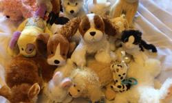 Webkinz stuffies. In excellent condition. NO CODES. $ 3 for small ones and $ 5 for big ones. Deals for buying more than one.