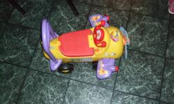 winnie the pooh ride along for sale great shape plays music  propeller moves great toy don't use it any more..