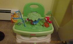 a wonderful baby booster with jungle theme. you can use as a booster as a baby tray booster or just for the game n play of ur younger one. in excellent condition.