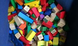 eco friendly wood stacking blocks all sorts shapes sizes
over 200 pcs