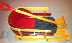 This is a really nice wooden baby sleigh. I used this maybe twice. See pics. Call or text if interested 403-448-0168.
This ad was posted with the Kijiji Classifieds app.