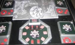 Boxed and new, used once... 6 player 10 in 1 world series poker game.  $10.