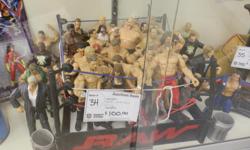 WWE 38 wrestlers and ring $120.00 OBO