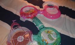 4 zhu zhu pets with ball, motorcycle and surf board.  Several houses included.  In great shape