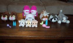4 Zhu Zhu pets, 3 Zhu zhu babies and 1 Fur real as well as an ice cream parlour for the pets. All in very good condition.