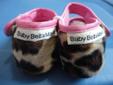 Baby Bella Maya Crib Booties Leopard print Size 0-6, 6-12 months