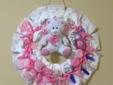 Baby Diaper Cakes and Wreaths