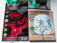 Bakugan Set of 4 with 4 Gate Cards