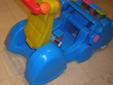 Blue Hippo Gobble N Go Toddler Riding and Walking Toy