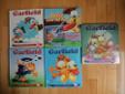 French Language - Garfield Comic books - Large size 8x8inches