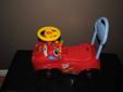 Lightning McQueen and Fisher Price Learning Ride-along Cars