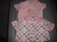 Lot of 9 onesies for a baby girl 3-6 months