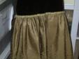 Rare Editions chocolate velour and gold dress Sz 3T